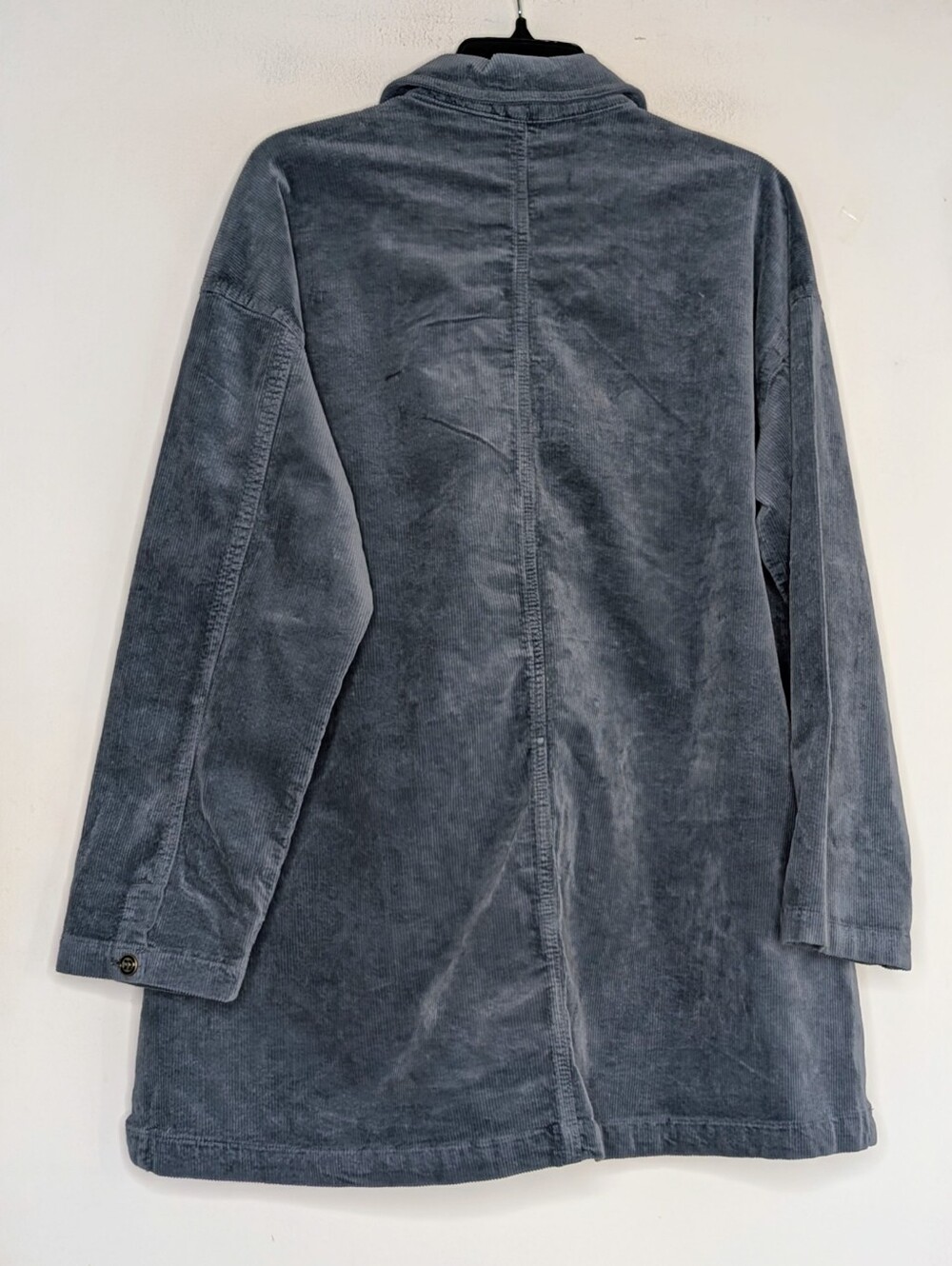 Anthropologie PILCRO Oversized Corduroy Blazer Jacket Coat Shacket Blue XS , NEW - Picture 6 of 7